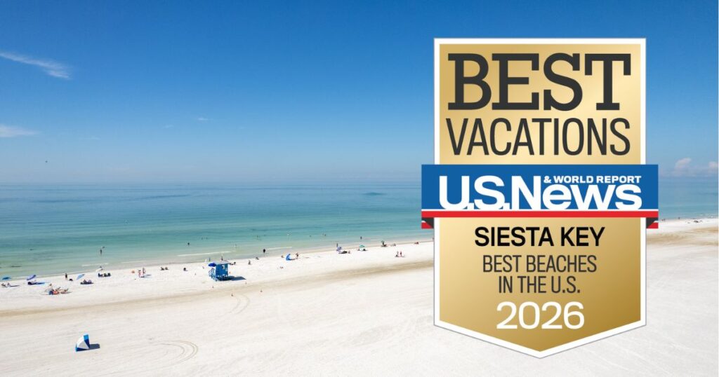 Siesta Key Voted Best Beaches in the U.S. 2026